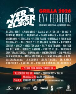 Ver Nacer el Sol anuncia las bandas para la edición 2026